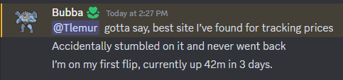 Testimonial from Bubba